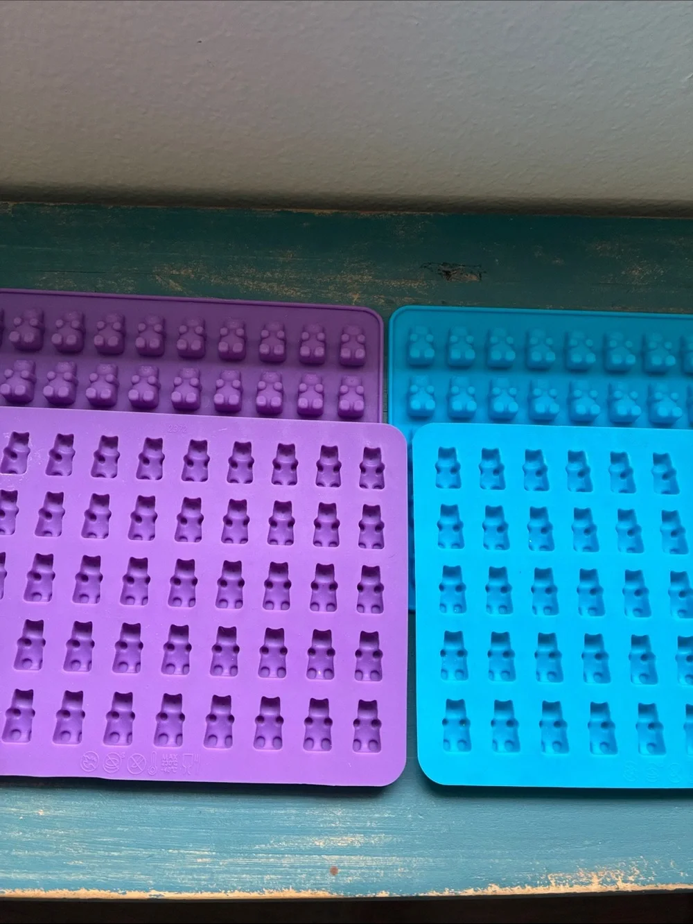 4-Silicone Gummy Bear Candy Molds